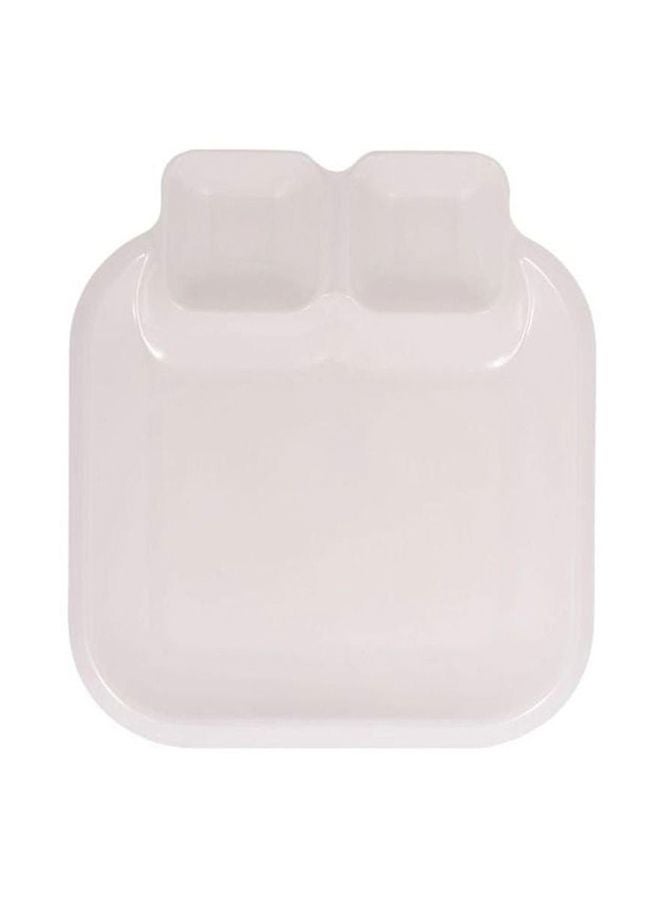 DINEWELL Square Shaped Chip And Dip Set White 25x28.5cm  - Image 1