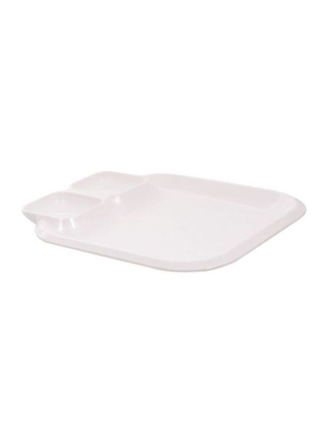 DINEWELL Square Shaped Chip And Dip Set White 25x28.5cm  - Image 2