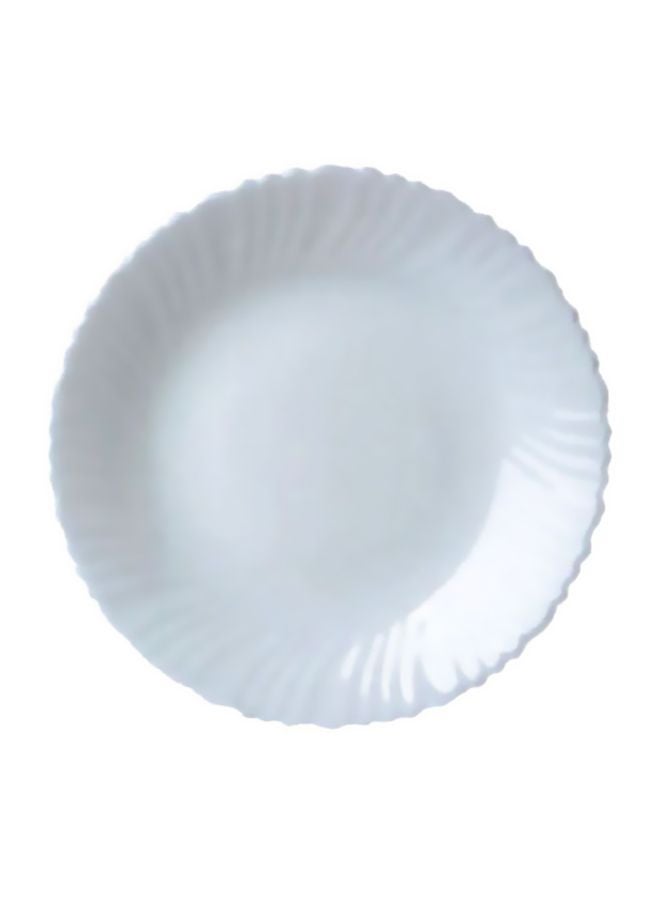 Royalford Dinner Plate White 9.5inch - Image 1