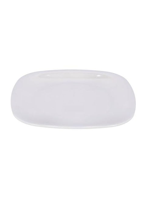 7.5'' Square Plate Melamine Ware White 7.5inch