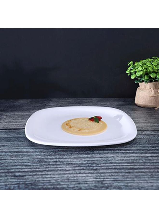 Royalford 7.5'' Square Plate Melamine Ware White 7.5inch  - Image 5
