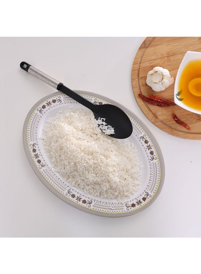 ديلكاسا طبق تقديم بيضاويّ الشكل أبيض/بني 14بوصة - Image 5