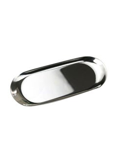 Sharpdo Oval Iron Plate Silver 23x9.5cm  - Image 1