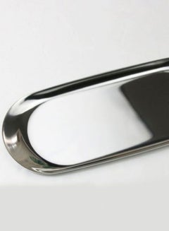 Sharpdo Oval Iron Plate Silver 23x9.5cm  - Image 2