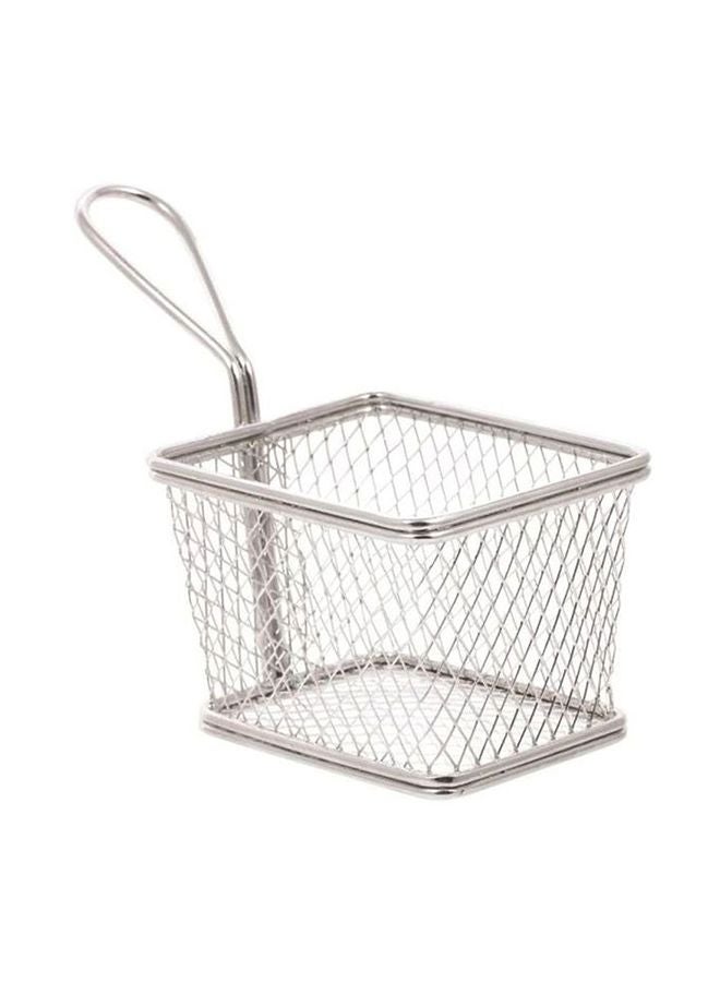 RAJ Square Mini Snack Holder Silver 10x7x8cm  - Image 1