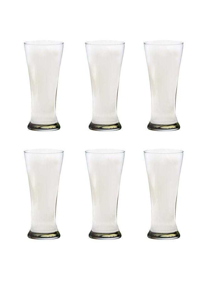 Ocean 6-Piece Pilsner Hi Ball Glass Clear 400ml  - Image 1