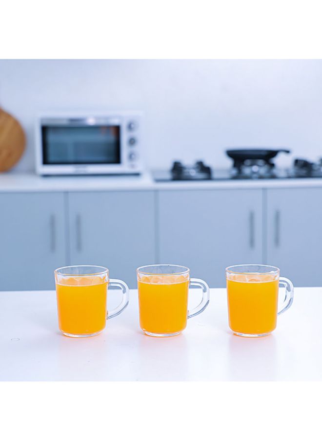 DELCASA 3-Piece Glass Cup Set With Handle Clear  - Image 4
