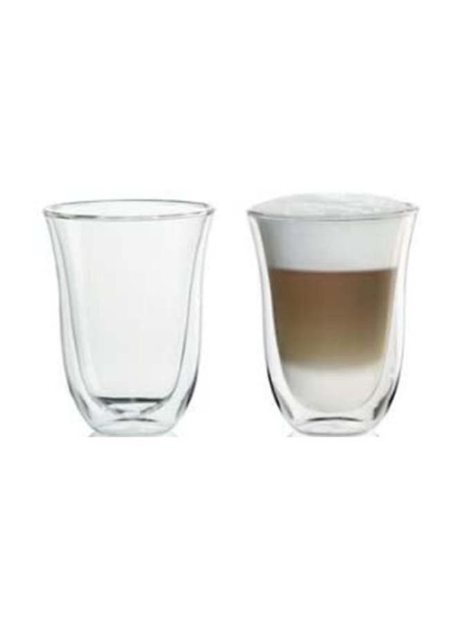 De'Longhi 2-Piece Latte Macchiato Glass Clear 12centimeter - Image 2