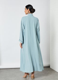 RVVIVA Embellished Detail Abaya Grey  - Image 2