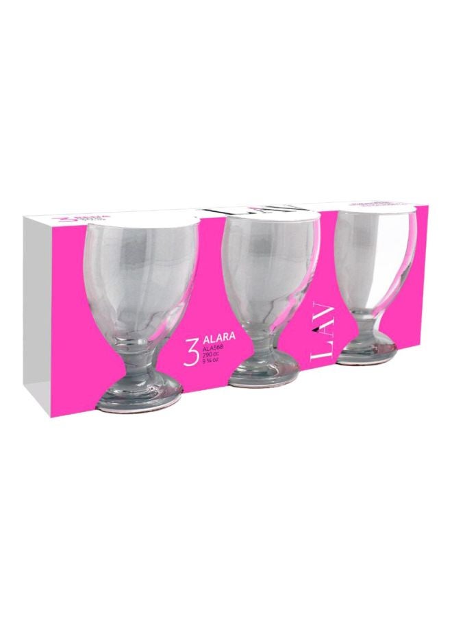 LAV 3-Piece Alara Soft Drink Glass Set Clear - Image 1