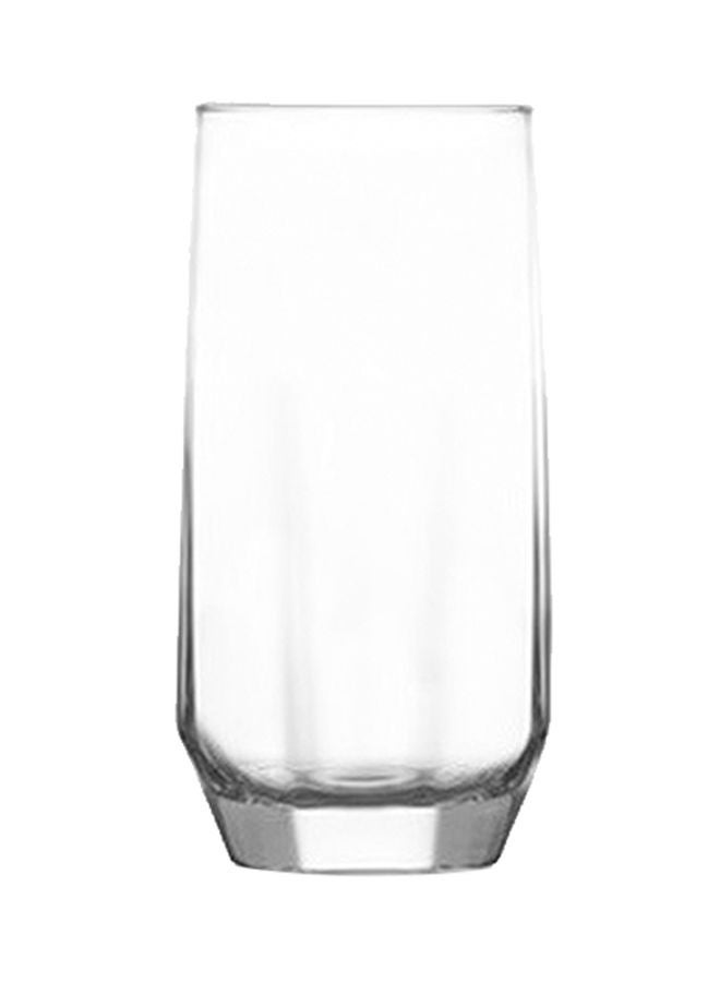 LAV 3-Piece Diamond Soft Drink Glass Set Clear - Image 3