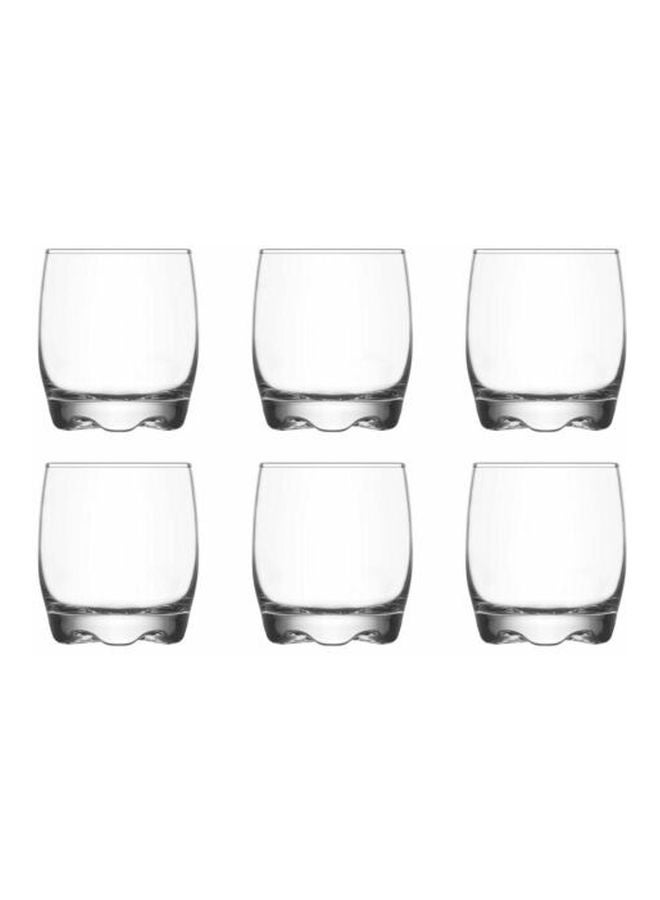 لاف طقم أكواب آدورا، 6 قطع شفاف - Image 1