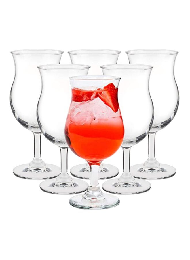 Ocean Pack Of 6 Cuba Poco Grande Glass Clear 350ml - Image 3