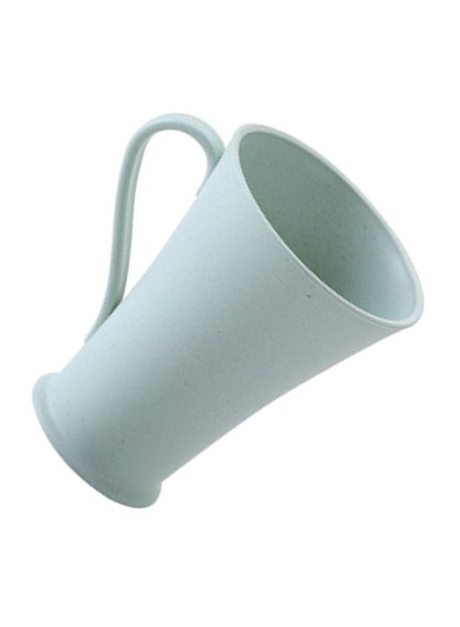 شاربدو كوب شرب من ألياف الخيزران غير الضارة بالبيئة بمقبض أزرق 11.6x9.3x12.6سم - Image 2
