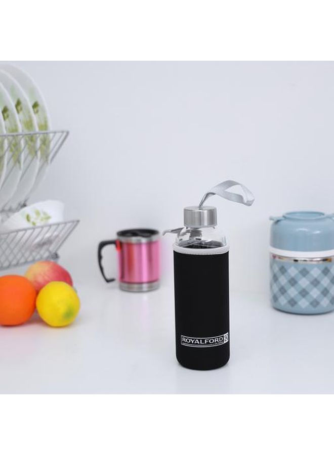 500Ml/17Oz Borosilicate Glass Bottle With Neoprene Bag Multi Color Assorted Color 500ml