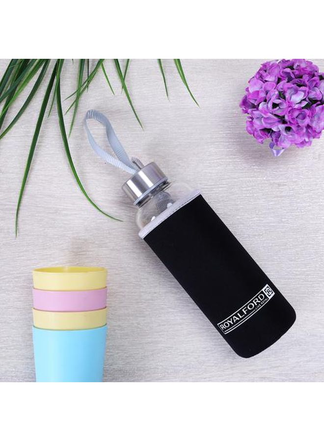 500Ml/17Oz Borosilicate Glass Bottle With Neoprene Bag Multi Color Assorted Color 500ml