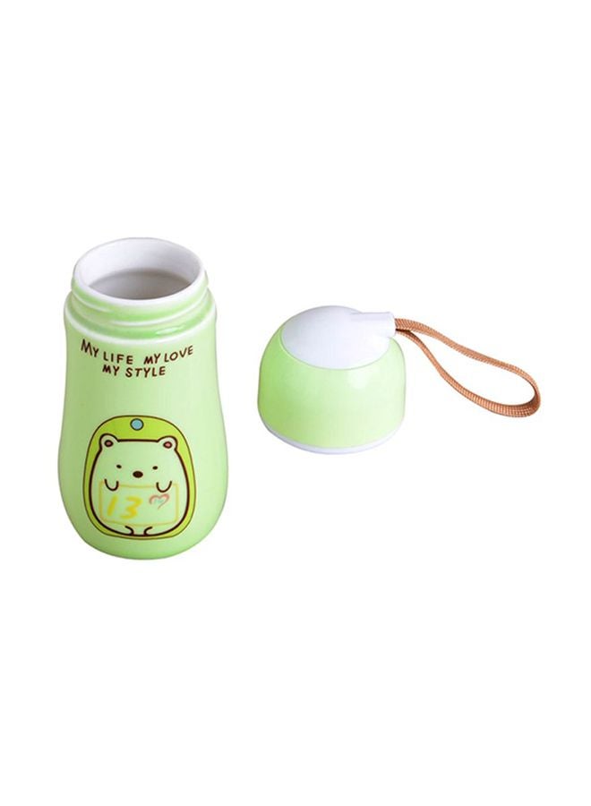 Sharpdo - Bright Glazed Winter Water Bottle Green/Brown/Yellow - Image 1