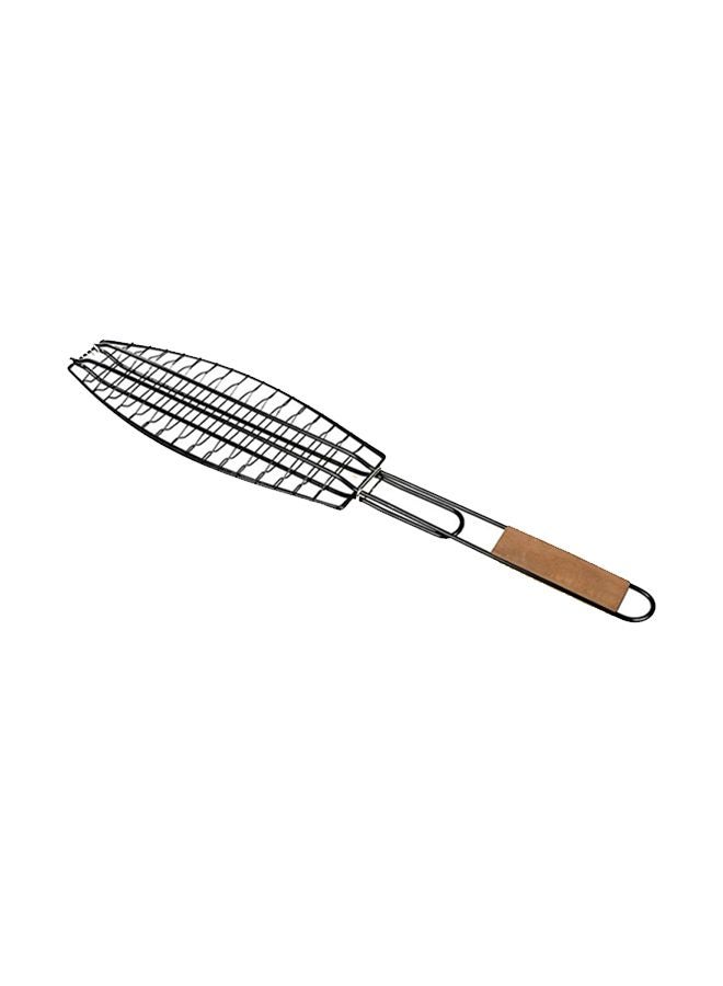 Royalford Fish Barbecue Grill Black/Brown 12x65cm  - Image 1