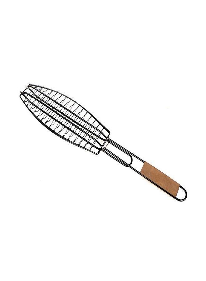 Royalford Fish Barbecue Grill Black/Brown 12x65cm  - Image 2