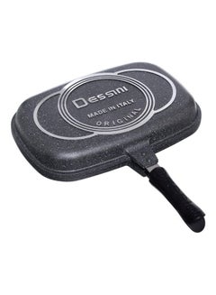 DESSINI Double Grill Pan Grey/Black 40cm  - Image 1