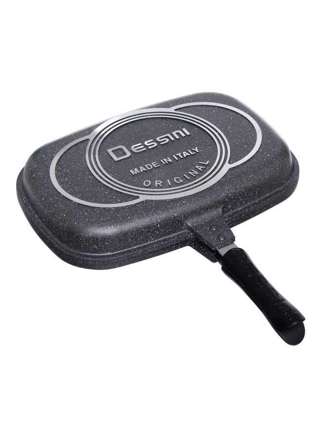 DESSINI Double Grill Pan Grey/Black 40cm  - Image 1