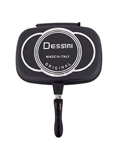 DESSINI Double Sided Grill Pan Black 40cm  - Image 1