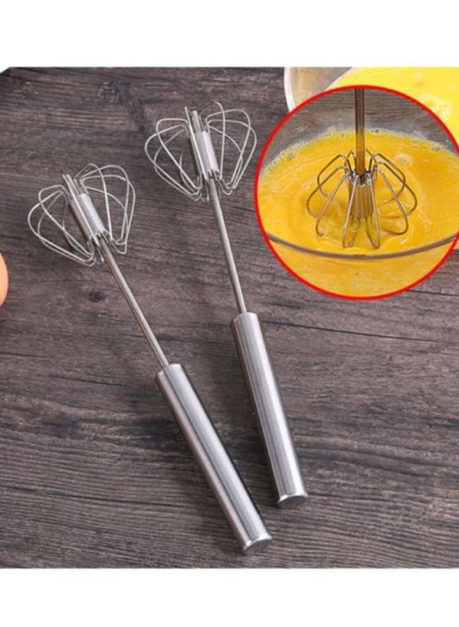 شاربدو خفاقة البيض روتاري فضي 25x25x8سم - Image 3