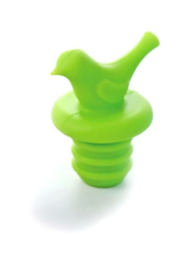 Sharpdo Little Bird Wine Bottle Stopper Green 4.3x4.8cm - Image 3