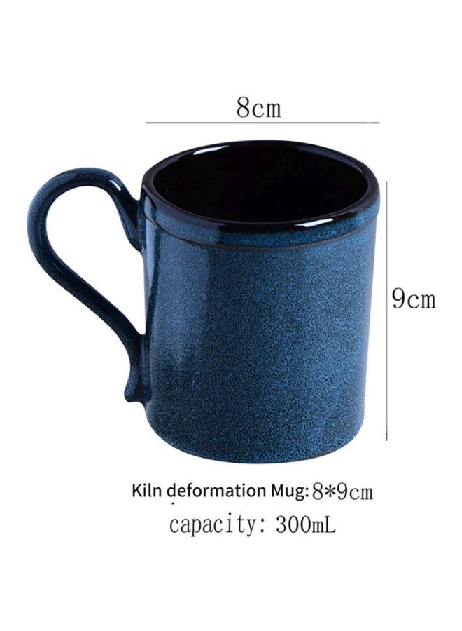 Sharpdo Kiln Deformation Coffee Mug Blue  - Image 2