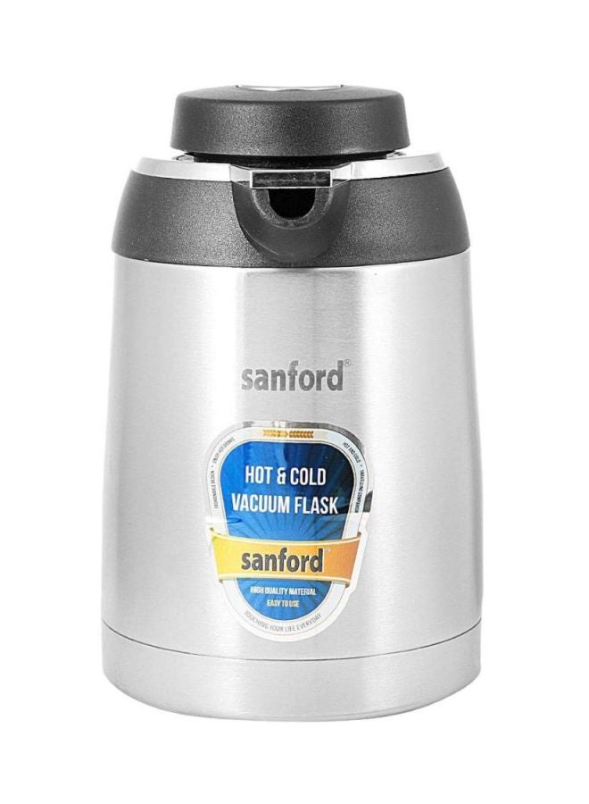 Sanford - Stainless Steel Hot And Cold Vacuum Flask Silver/Grey - Image 1