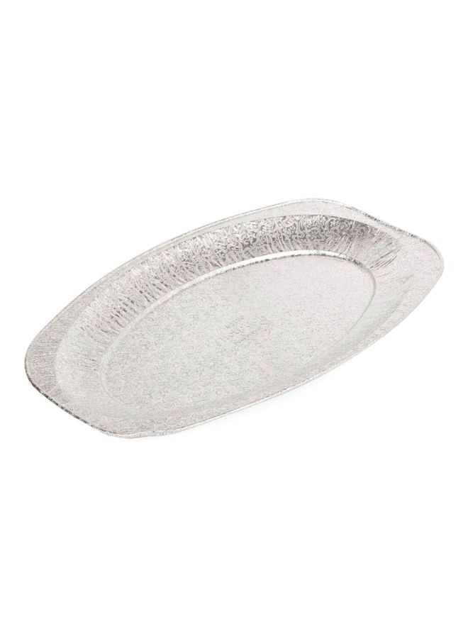 Hotpack 50-Piece Aluminium Platter Silver 17inch - Image 2