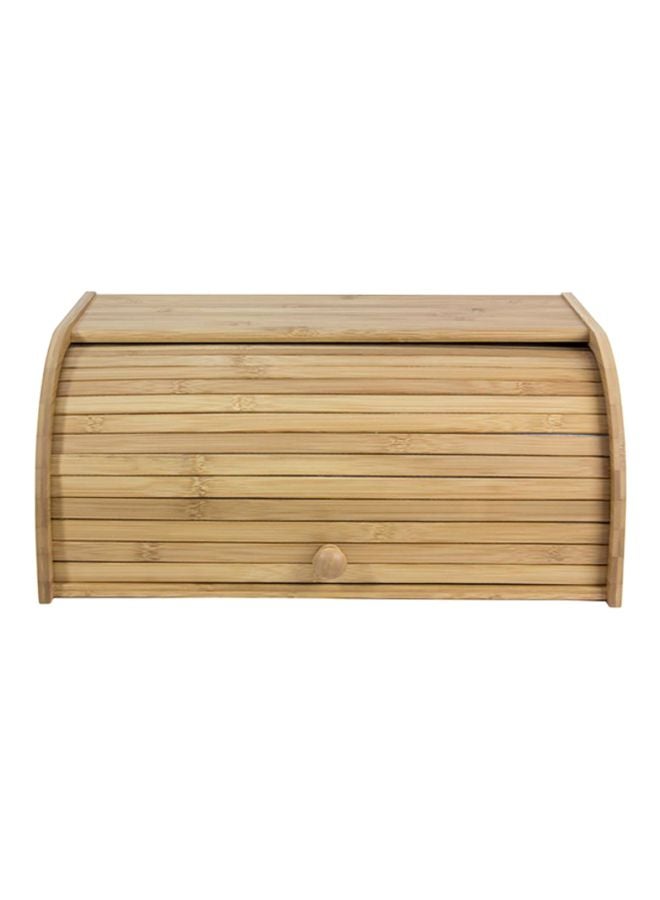 ALBERTO - Bamboo Bread Box Beige 41x18x27cm - Image 1