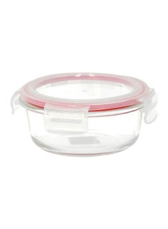 DELCASA Glass Airtight Container Clear/Pink  - Image 1
