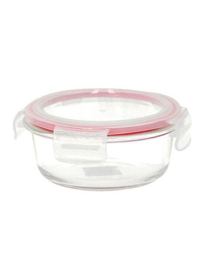 DELCASA Glass Airtight Container Clear/Pink  - Image 1