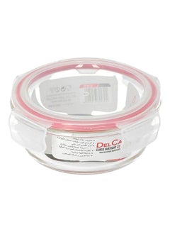 DELCASA Glass Airtight Container Clear/Pink  - Image 4