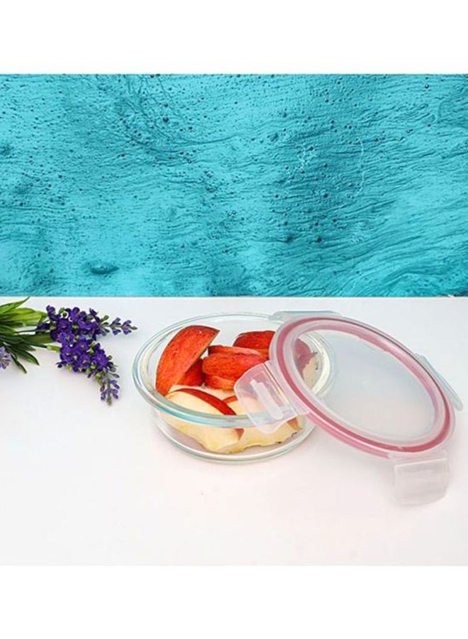 DELCASA Glass Airtight Container Clear/Pink  - Image 5