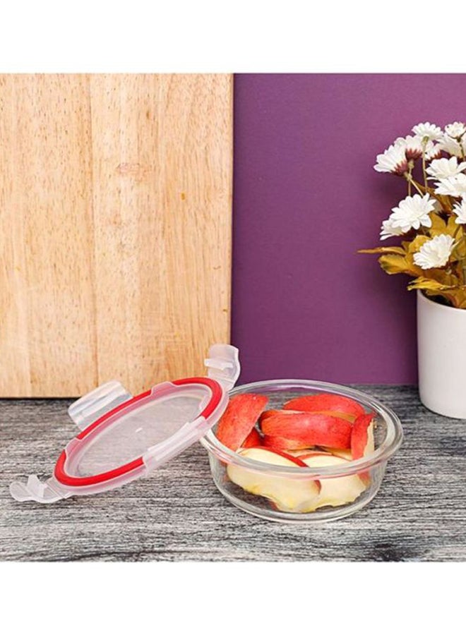 DELCASA - Glass Airtight Container Clear/Pink - Image 1