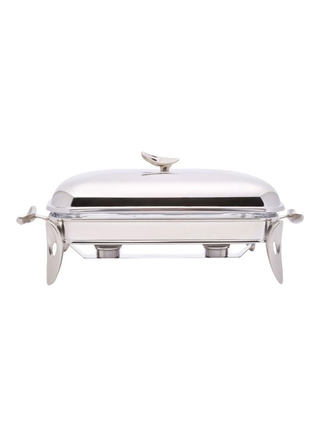 REGENT - Efficient Oblong Food Warmer Silver 2.2Liters - Image 1