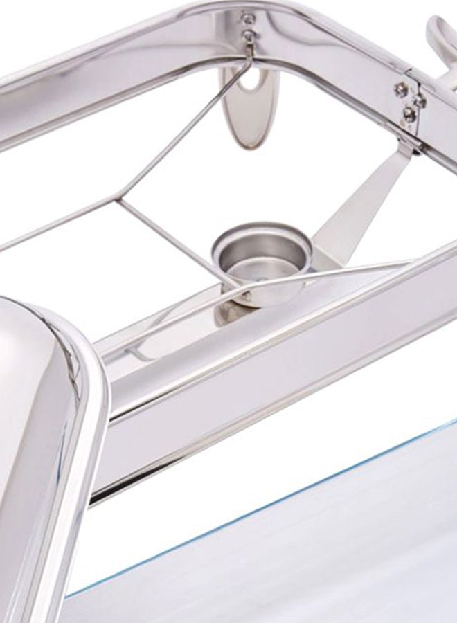 REGENT - Efficient Oblong Food Warmer Silver 2.2Liters - Image 1