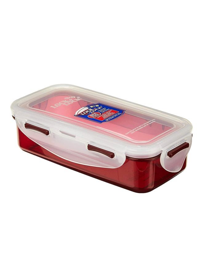 LocknLock 5-Piece Airtight Lunch Box Set Red/Clear - Image 3