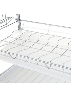 Decdeal 3-Tiered Dish Rack Silver 47x26.5x17cm  - Image 3