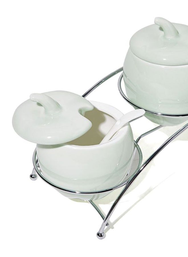 Silver Tag 7-Piece Cannister Set Light Green ‎28.2 x 15 x 11.2cm - Image 3