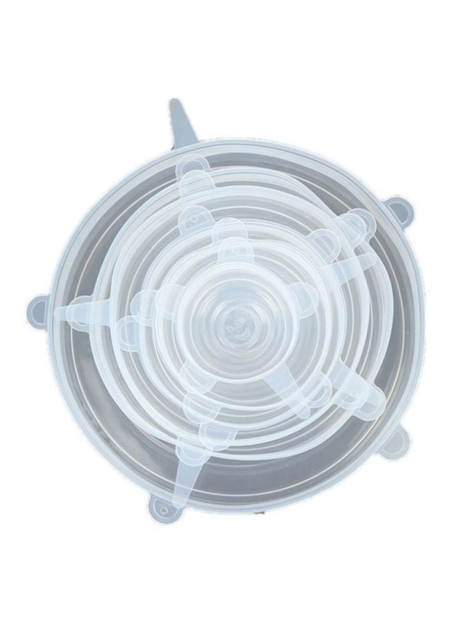 Sharpdo 6-Piece Crisper Set Clear 