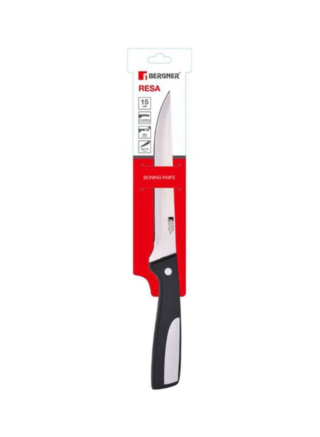 BERGNER - Resa Boning Knife Silver/Black 15cm - Image 1