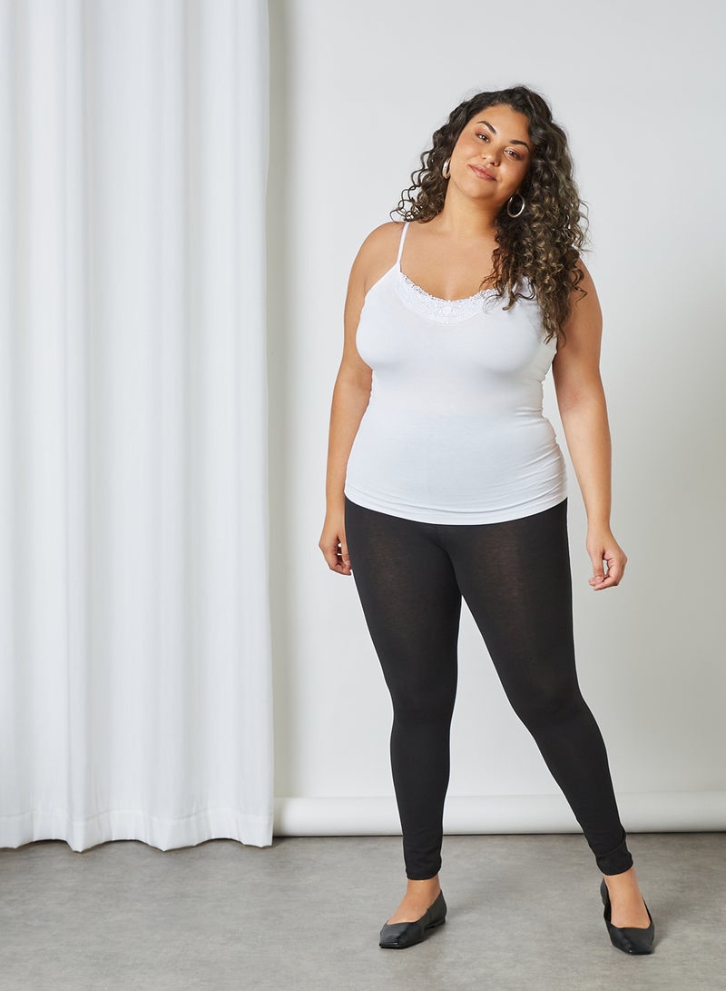 VERO MODA - Curve Basic Leggings (Pack of 2) Black(C-N10) - Image 1