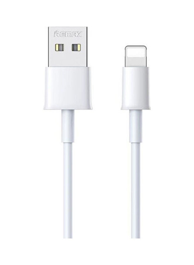 REMAX Rc-163 2.1A Fast Charging Data Cable White  - Image 1