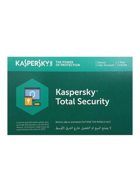 Total Security Multi Device 1 User (Windows, Mac, Android )- License Only / 1Y Green