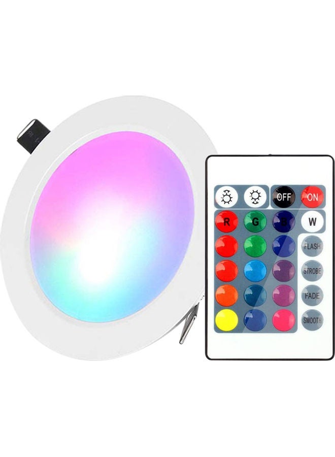 مصباح إضاءة سفلي مجوف مع جهاز تحكم عن بعد بالأشعة تحت الحمراء متعدد الألوان - Image 1