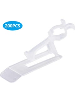 200-Piece Shingle Eaves Gutter Clips White