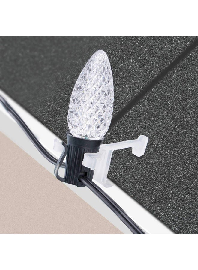 Generic - 200-Piece Shingle Eaves Gutter Clips White - Image 1